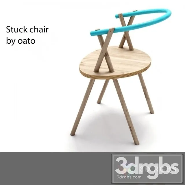 Oato Stuck Chair 3D Model Free