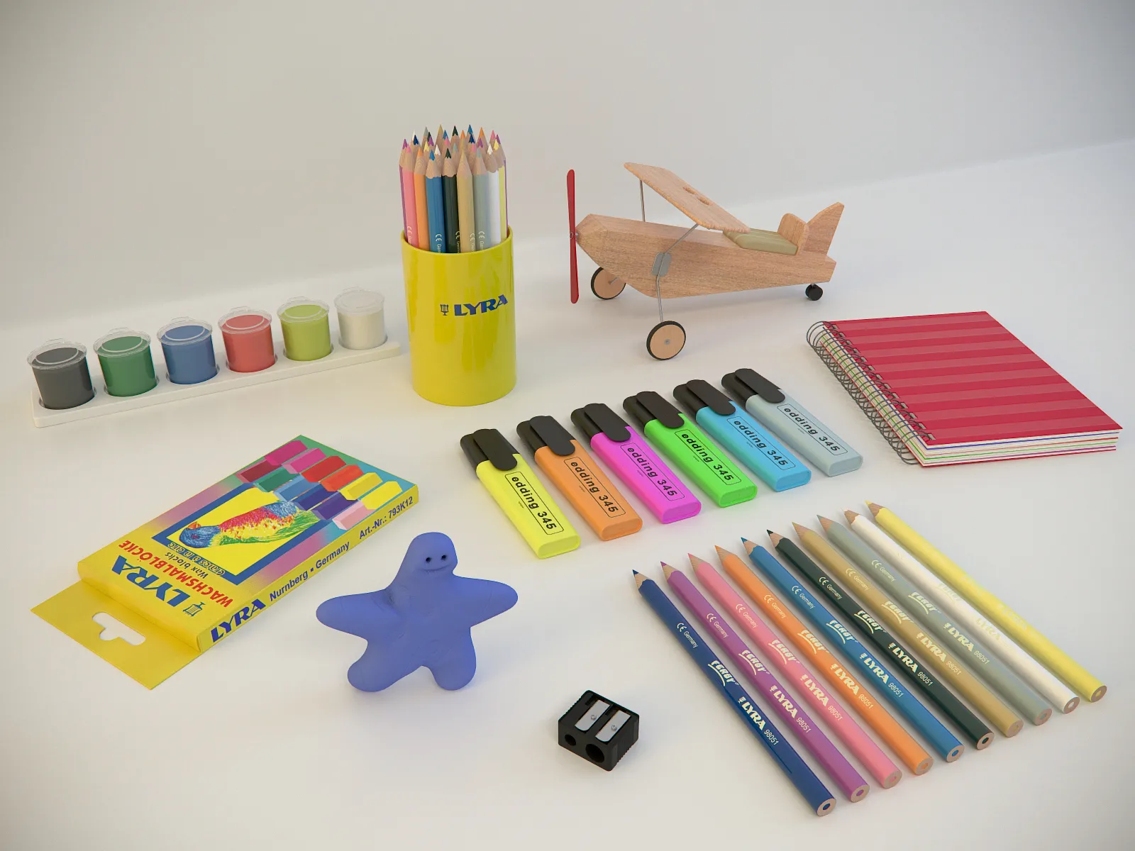 objects at child 3D Model