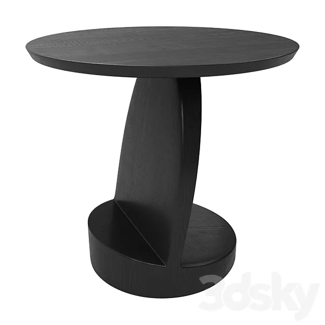 Oblic side table by Ethnicraft 3D Model