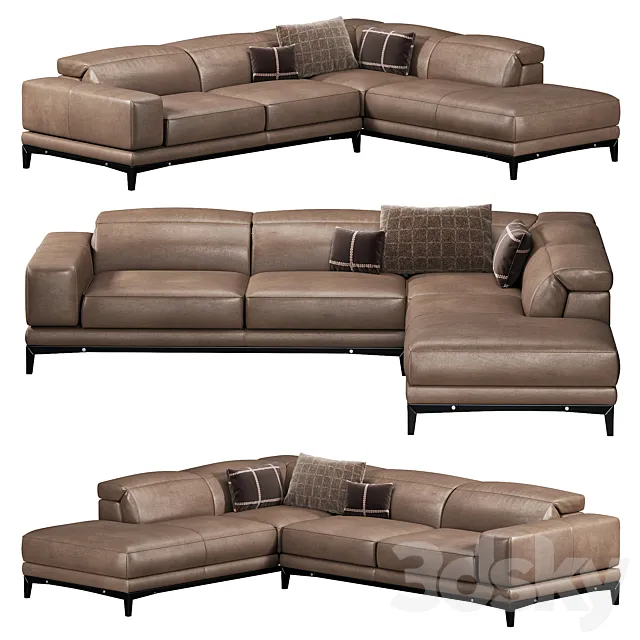 Oblo Sofa by Natuzzi 3D Model