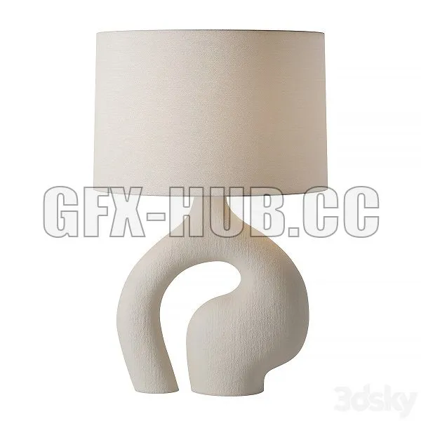 Oblong Loop Table Lamp 3D Model