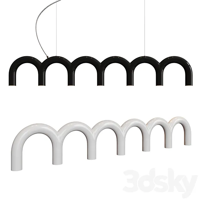 OBLURE ARCH BLACK 3D Model