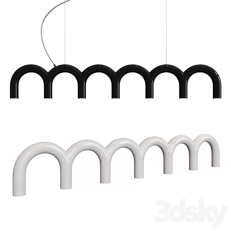 OBLURE ARCH BLACK 3D Model