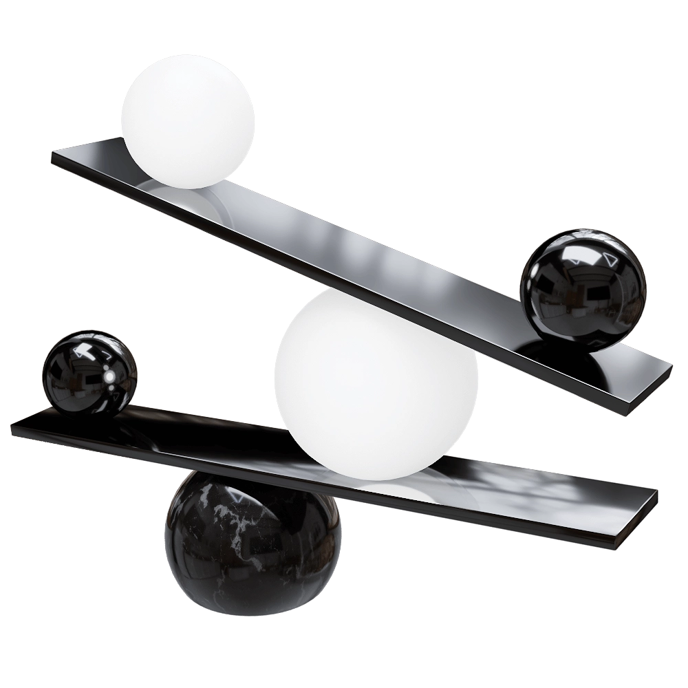 Oblure - Table lamp Balance 3D Model