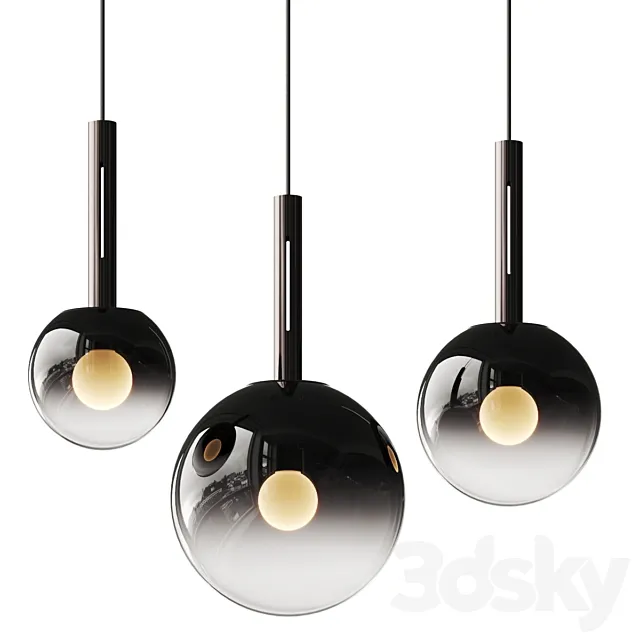 Occhio Luna Pendant Lamps 3D Model