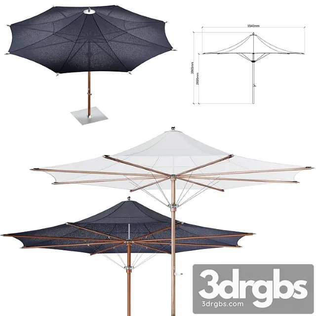 Ocean master max octagon parasol by tuuci 3D Model Free