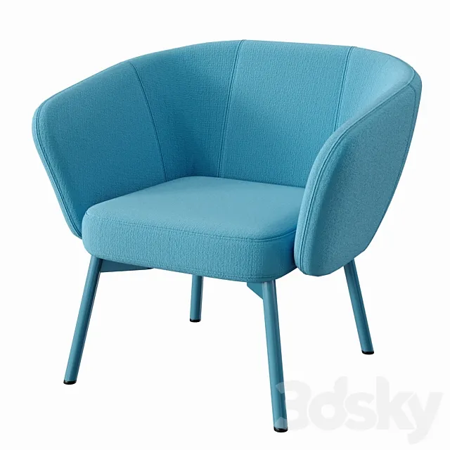 Ocee design Billo armchair 3D Model