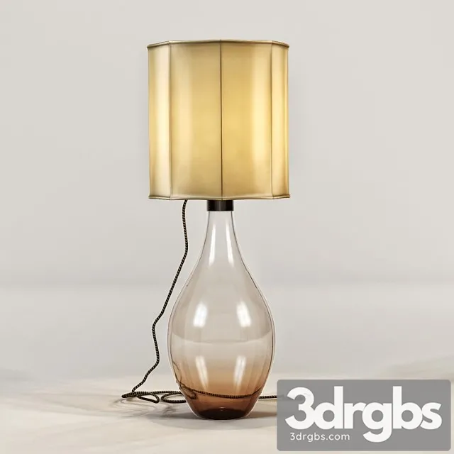 Ochre Cherub Table Lamp 3D Model Download