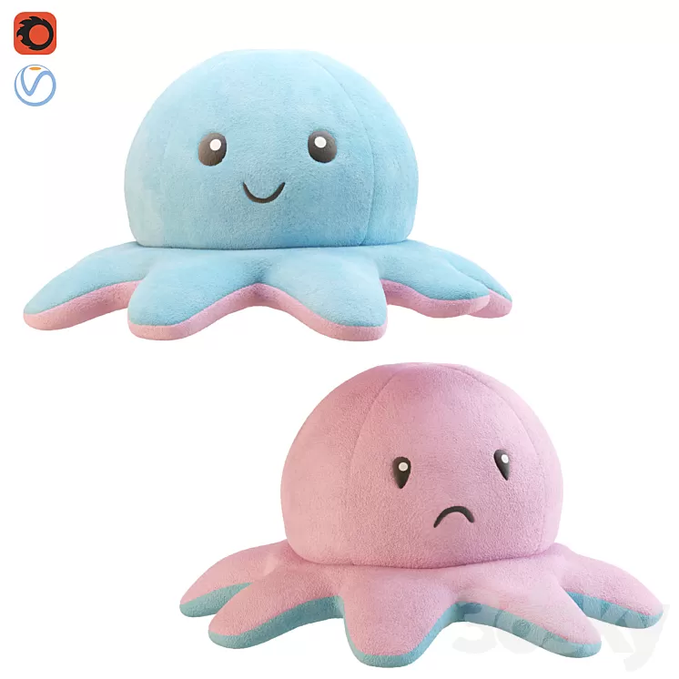 Octopus toy 3D Model