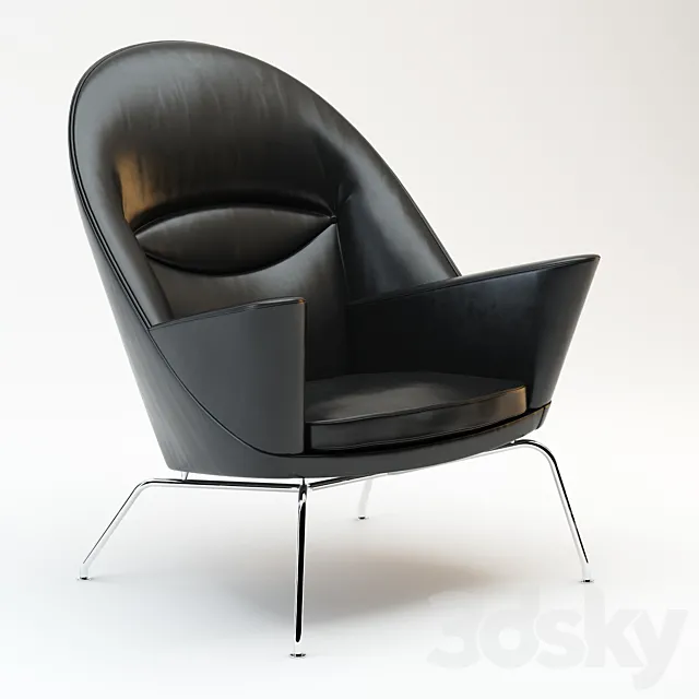 Oculus Chair Hans J. Wegner 3D Model