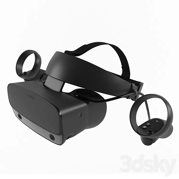 Oculus Rift S VR Headset 3D Model