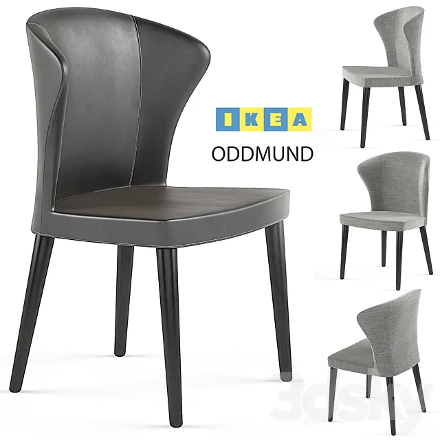Oddmund Ikea Chairs 3D Model