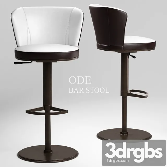 Ode Bar Stool Giorgetti 2 3D Model Free