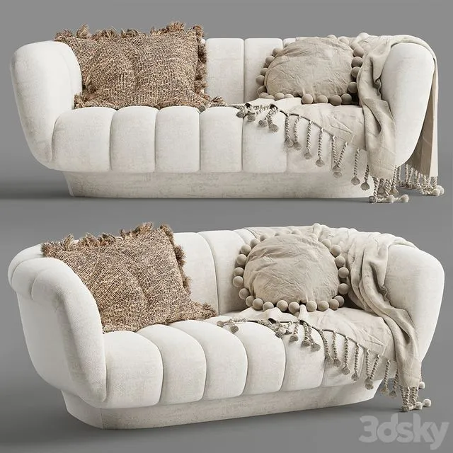 Odea 2 seater sofa 3D Model