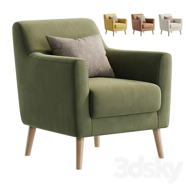 Odense Armchair by Divan.ru 3D Model