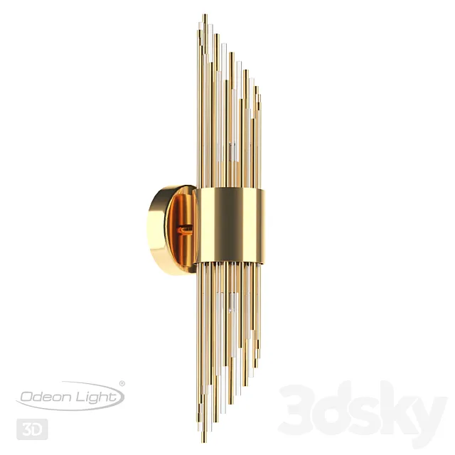 Odeon Light 4847 2 W Flambi 3D Model