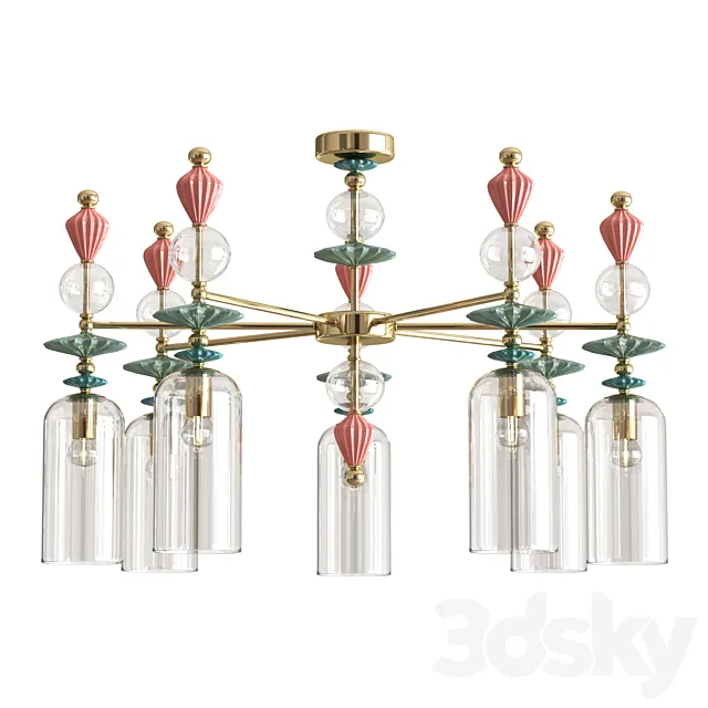 Odeon Light Bizet 4855 7C 1B 1A 3D Model