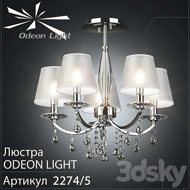 Odeon Light Chandelier 2274_5 3DModel