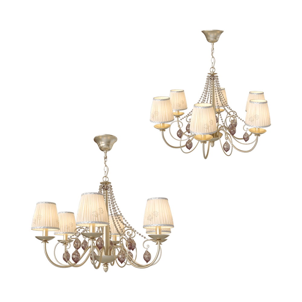 Odeon Light - Chandelier Adriana 3922/6 3D Model