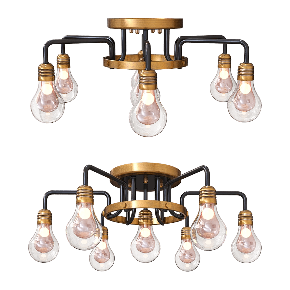 Odeon Light - Chandelier Alonzo 3983/7C 3D Model