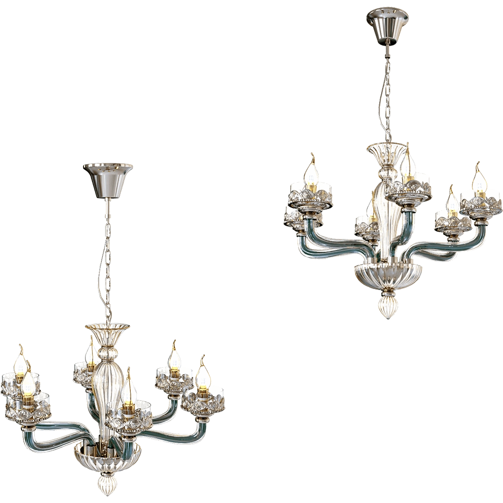 Odeon Light - Chandelier Barclay 4001/6 3D Model
