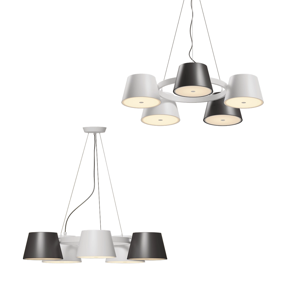 Odeon Light - Chandelier Charlie 3992/5 3D Model