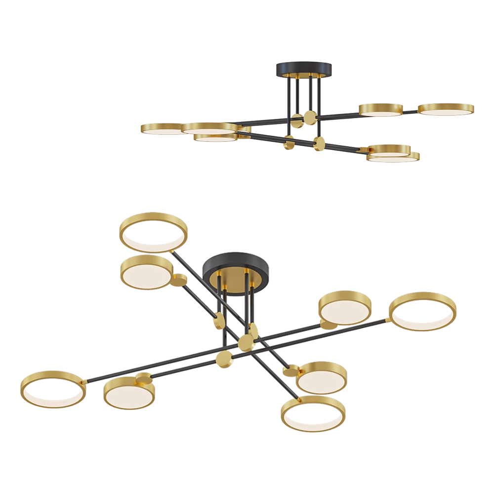 Odeon Light - Chandelier Denzel 4320/75CL 3D Model