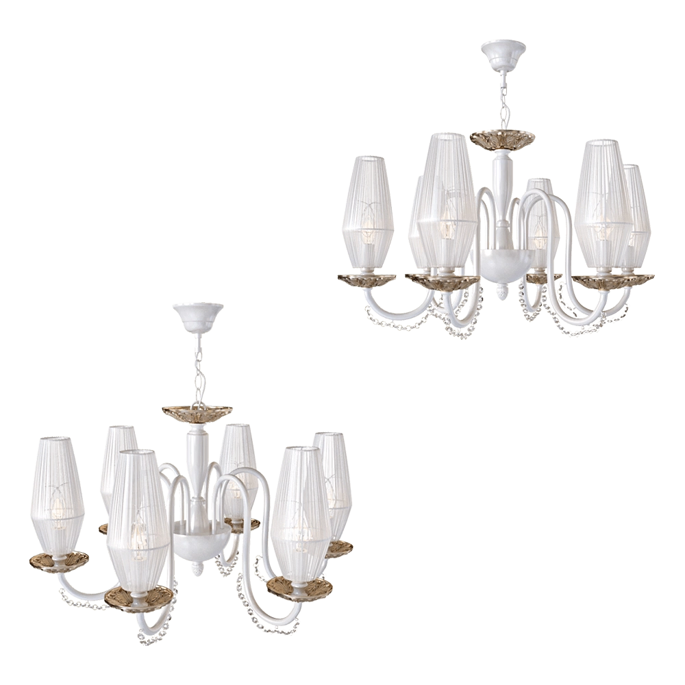 Odeon Light - Chandelier Felicia 3919/6 3D Model