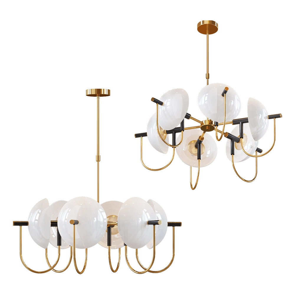 Odeon Light - Chandelier Granta 4674/6 3D Model