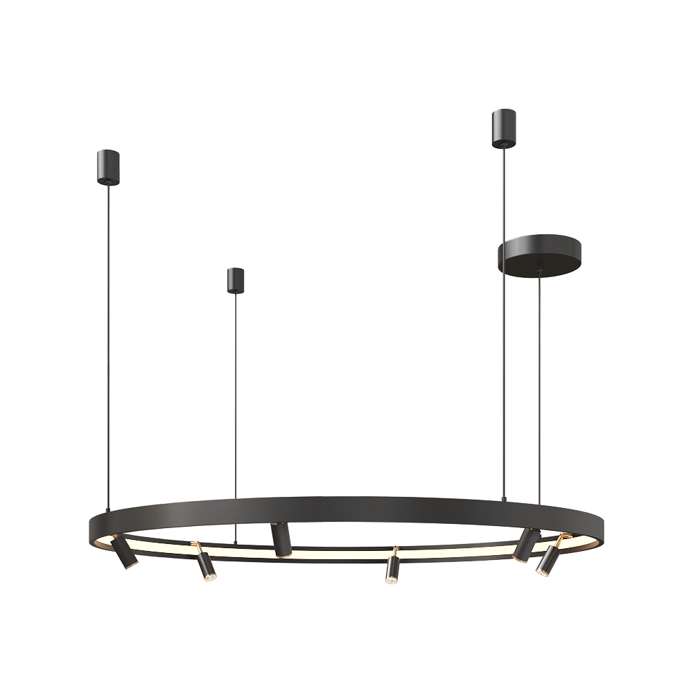 Odeon Light - Chandelier Hightech Fonda 4317/93L 3D Model