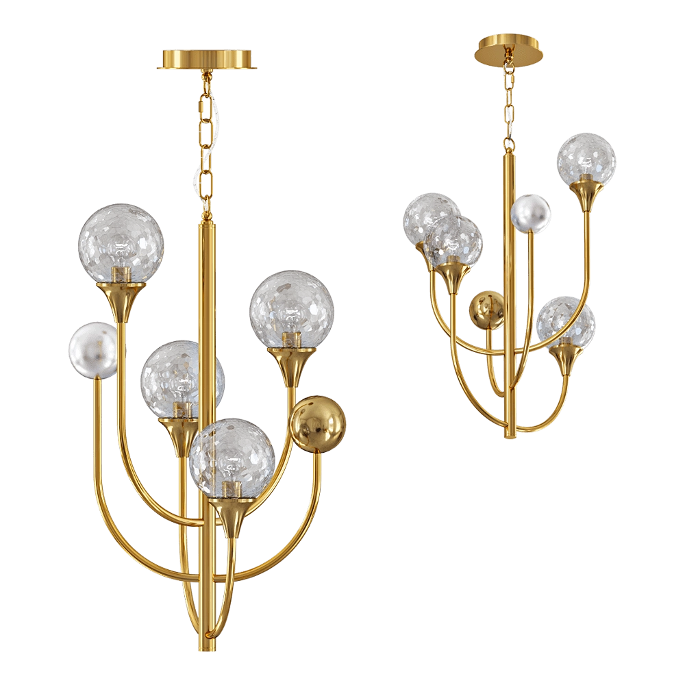 Odeon Light - Chandelier Kelli 4785/4 3D Model