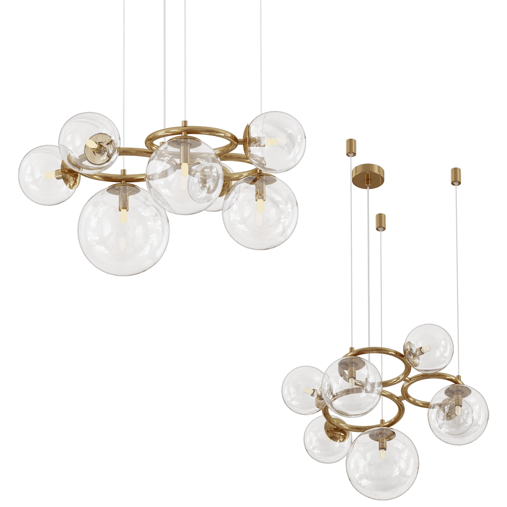 Odeon Light - Chandelier Nuvola 4276/7 3D Model