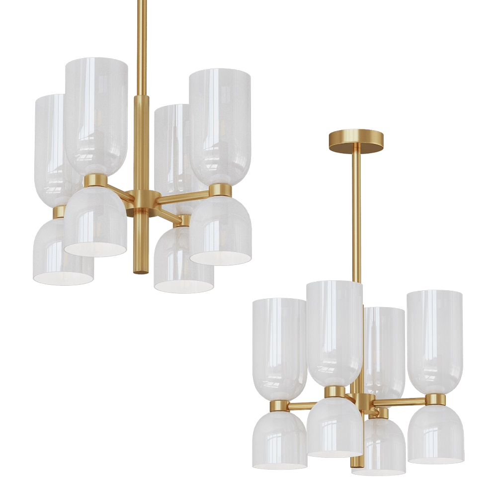 Odeon Light - Chandelier Orinoco 4798/8 3D Model
