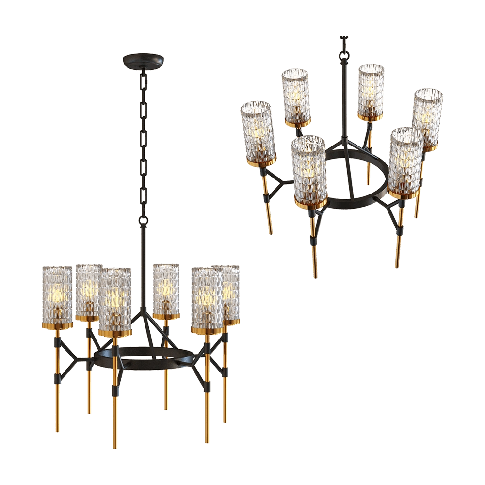 Odeon Light - Chandelier Vittoria 4225/6 3D Model