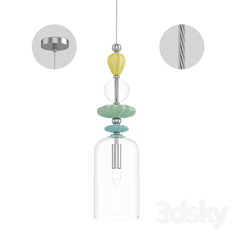 Odeon Light Classic Bizet 3D Model Free