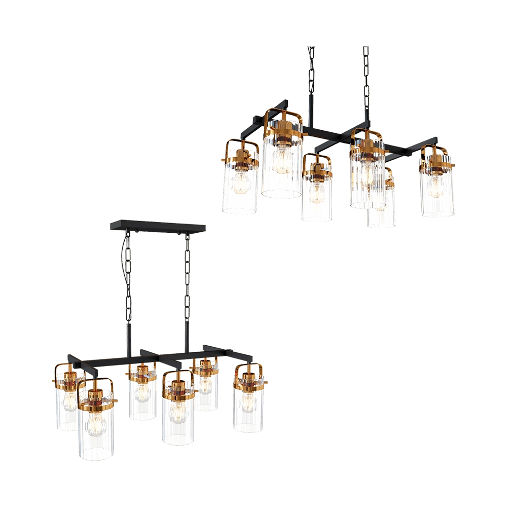 Odeon Light - Pendant chandelier Kovis 4653/6 3D Model
