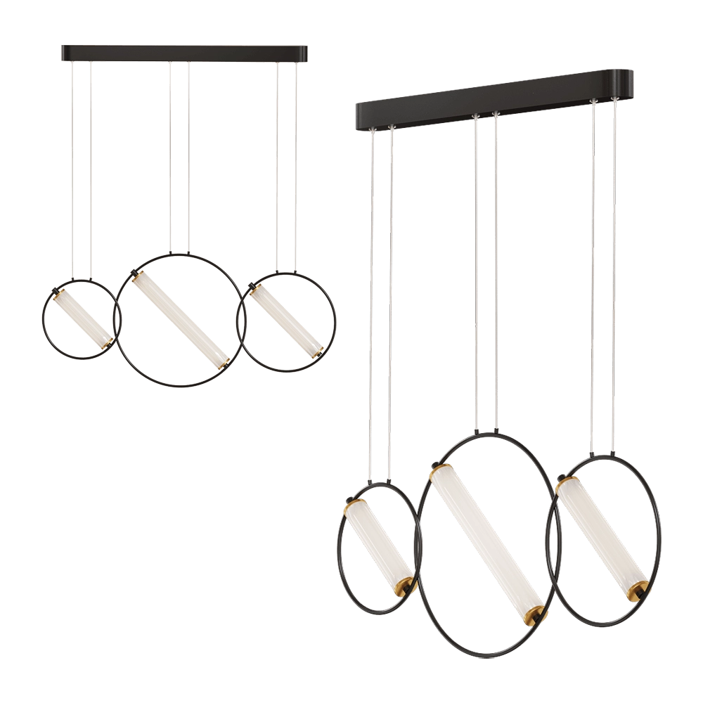 Odeon Light - Pendant lamp Bebetta 3905/38L 3D Model