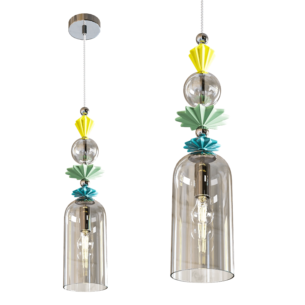 Odeon Light - Pendant lamp BIZET 4893/1 3D Model