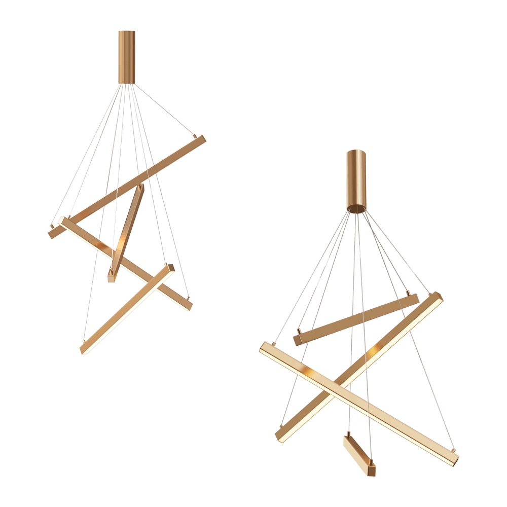 Odeon Light - Pendant lamp Cometa 3860/48L 3D Model