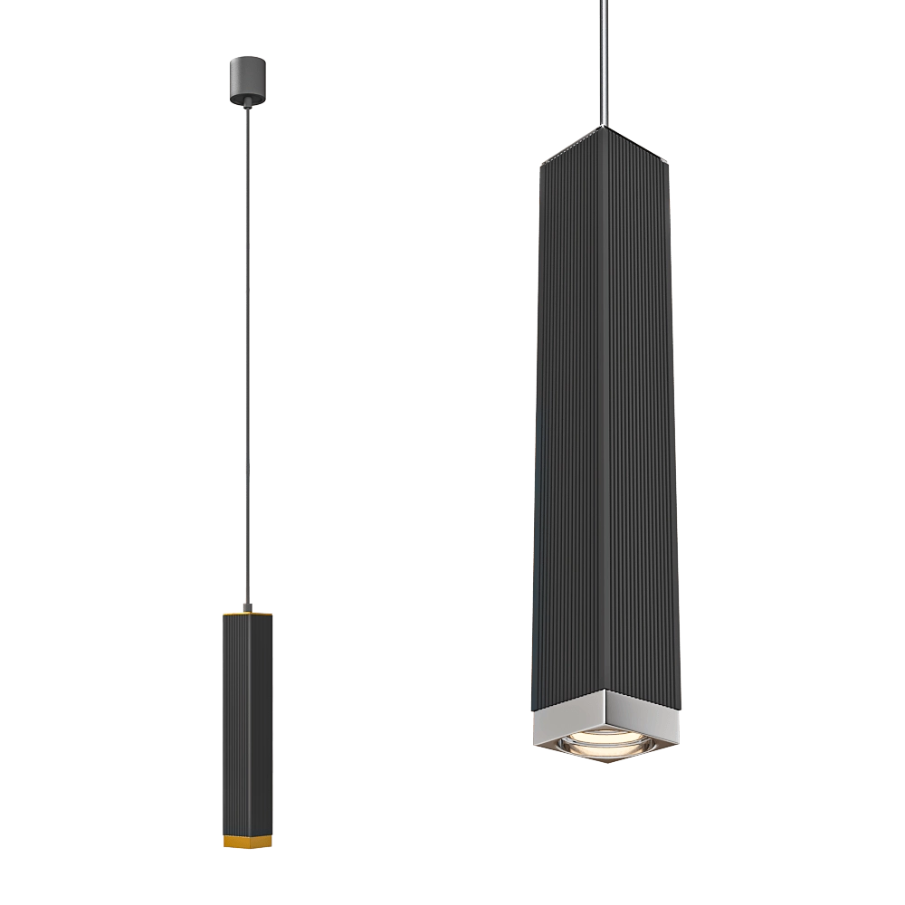 Odeon Light - Pendant lamp Cubi 4790/5L 3D Model