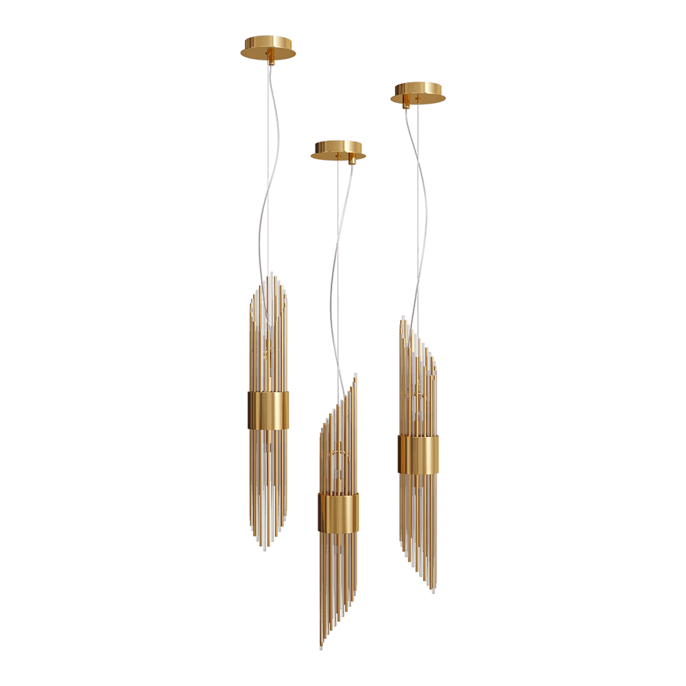 Odeon Light - Pendant lamp Flambi 4847/2 3D Model