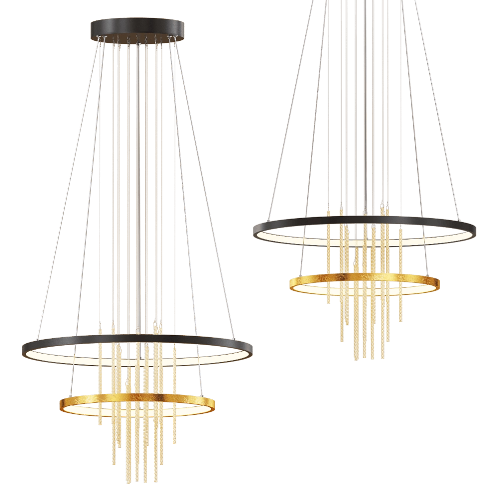 Odeon Light - Pendant lamp Monica 3901/63L 3D Model