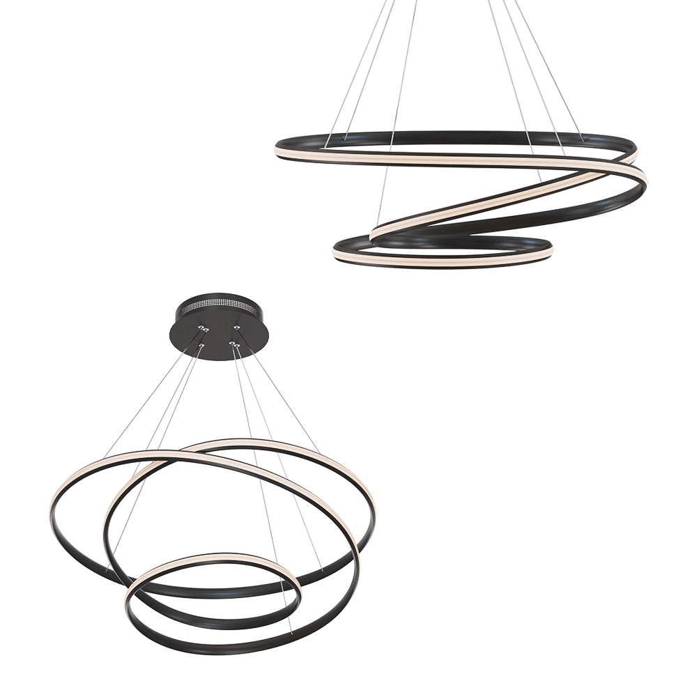 Odeon Light - Pendant lamp Orbit 3864/85L 3D Model