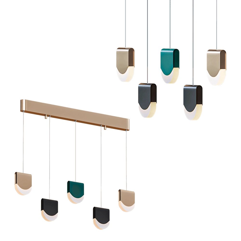 Odeon Light - Pendant lamp Rebel 3861/29L 3D Model