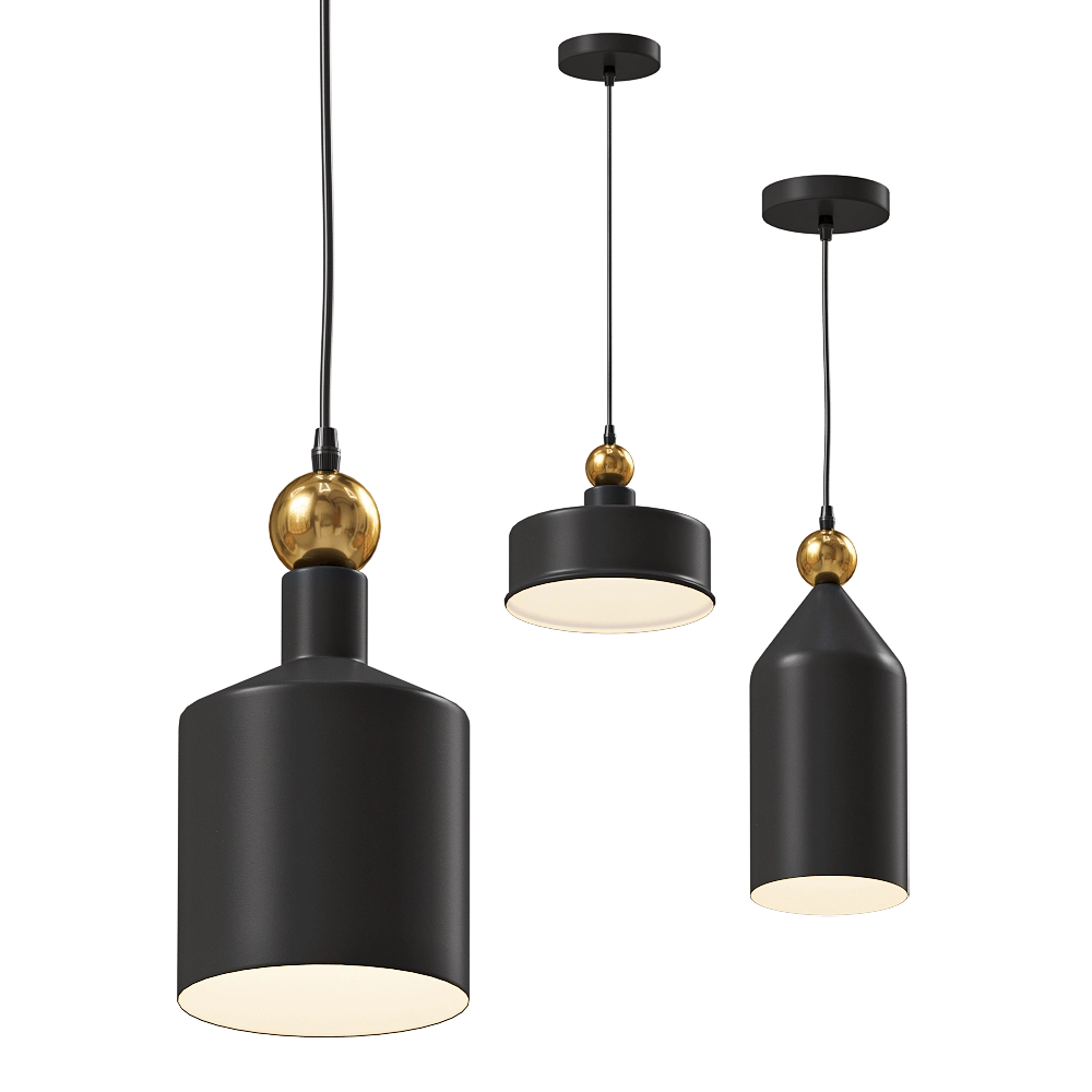Odeon Light - Pendant lamps Boll 4085-88-91/1 3D Model