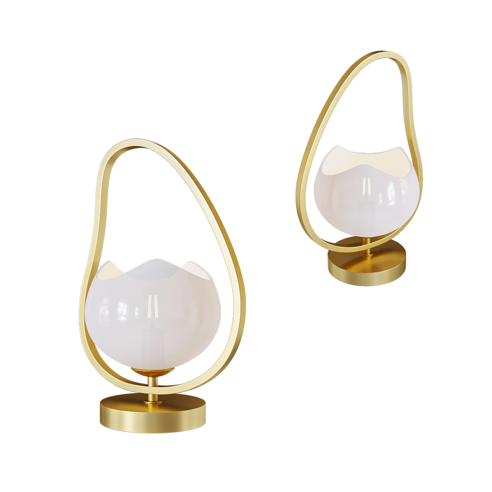 Odeon Light - Table lamp Waterlily 4873/1T 3D Model