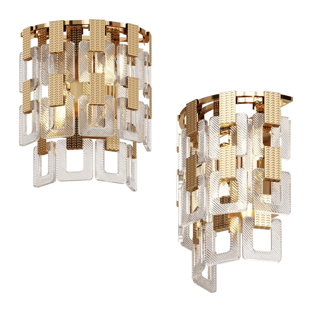 Odeon Light - Wall lamp Buckle 4989/2W 3D Model