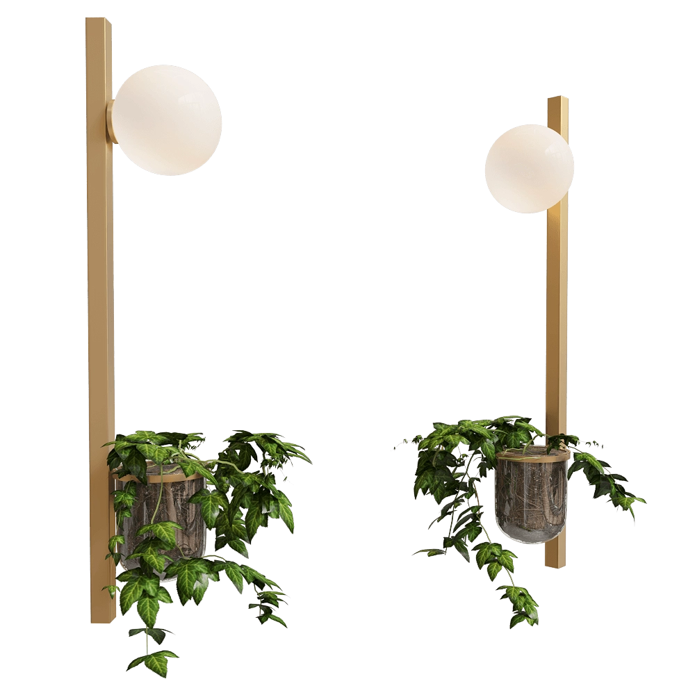 Odeon Light - Wall lamp Flower 4682/1WB 3D Model