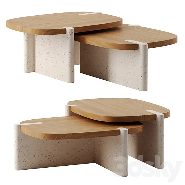 ODESSA COFFEE TABLES by YUCCA STUFF 3DModel
