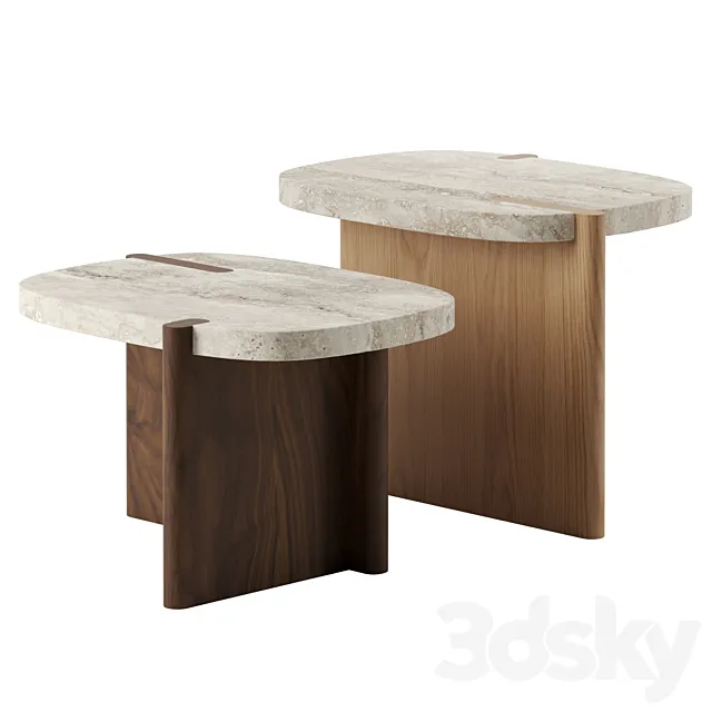 Odessa side tables by YUCCA STUFF 3D Model